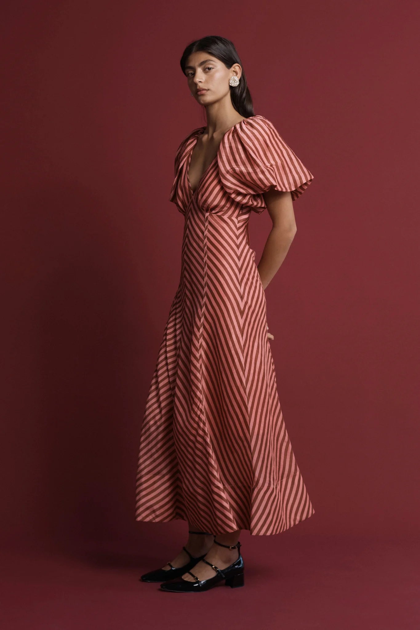 Tess Dress Humbug Stripe