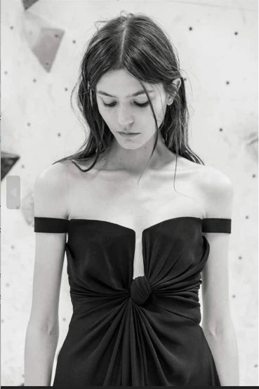 BLACK KNOT DRESS