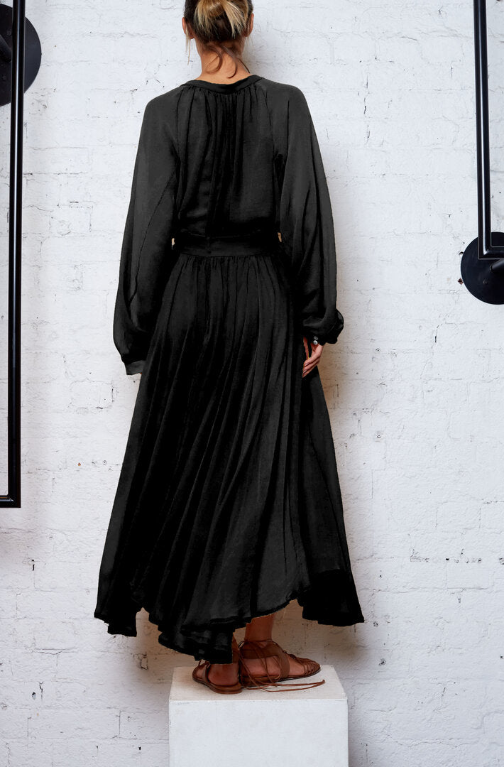Georgette Blouse - Black