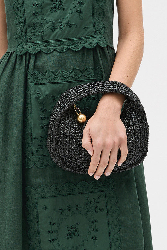 CLARA STRAW MINI BAG