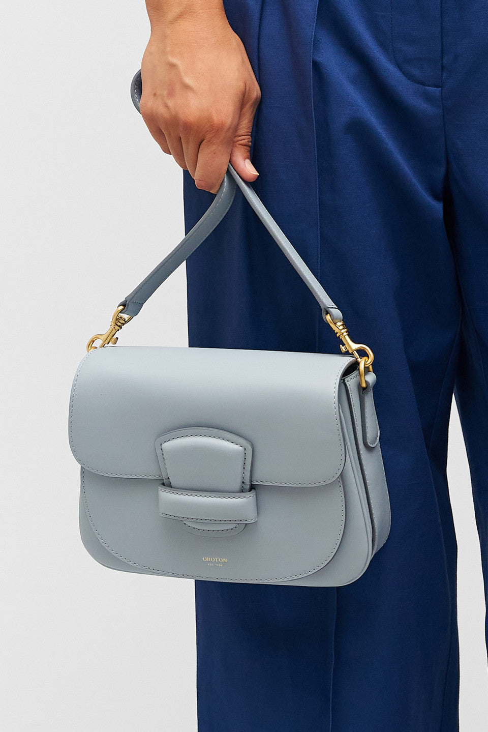 OROTON - CARTER SMALL DAY BAG - DUSK BLUE