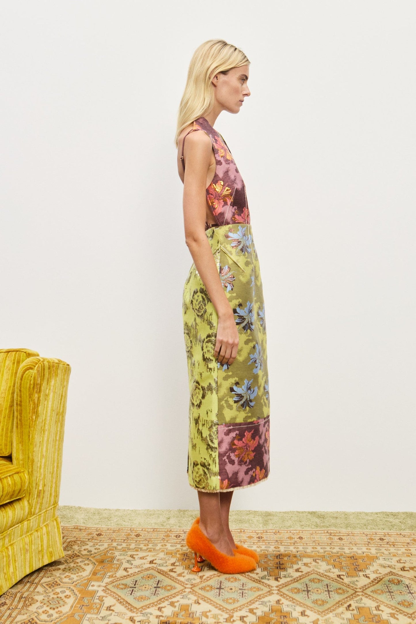 ADRIANA JACQUARD GOWN