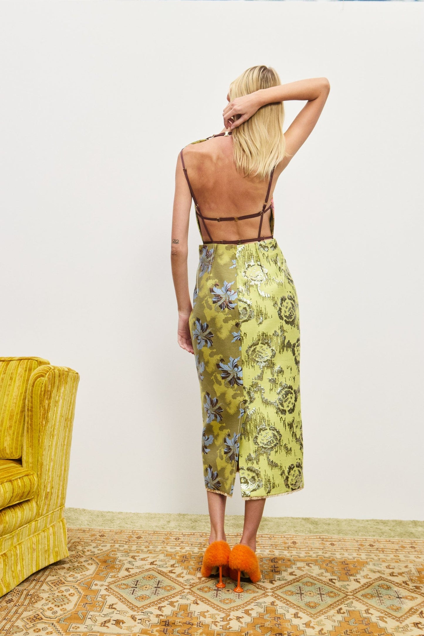 ADRIANA JACQUARD GOWN