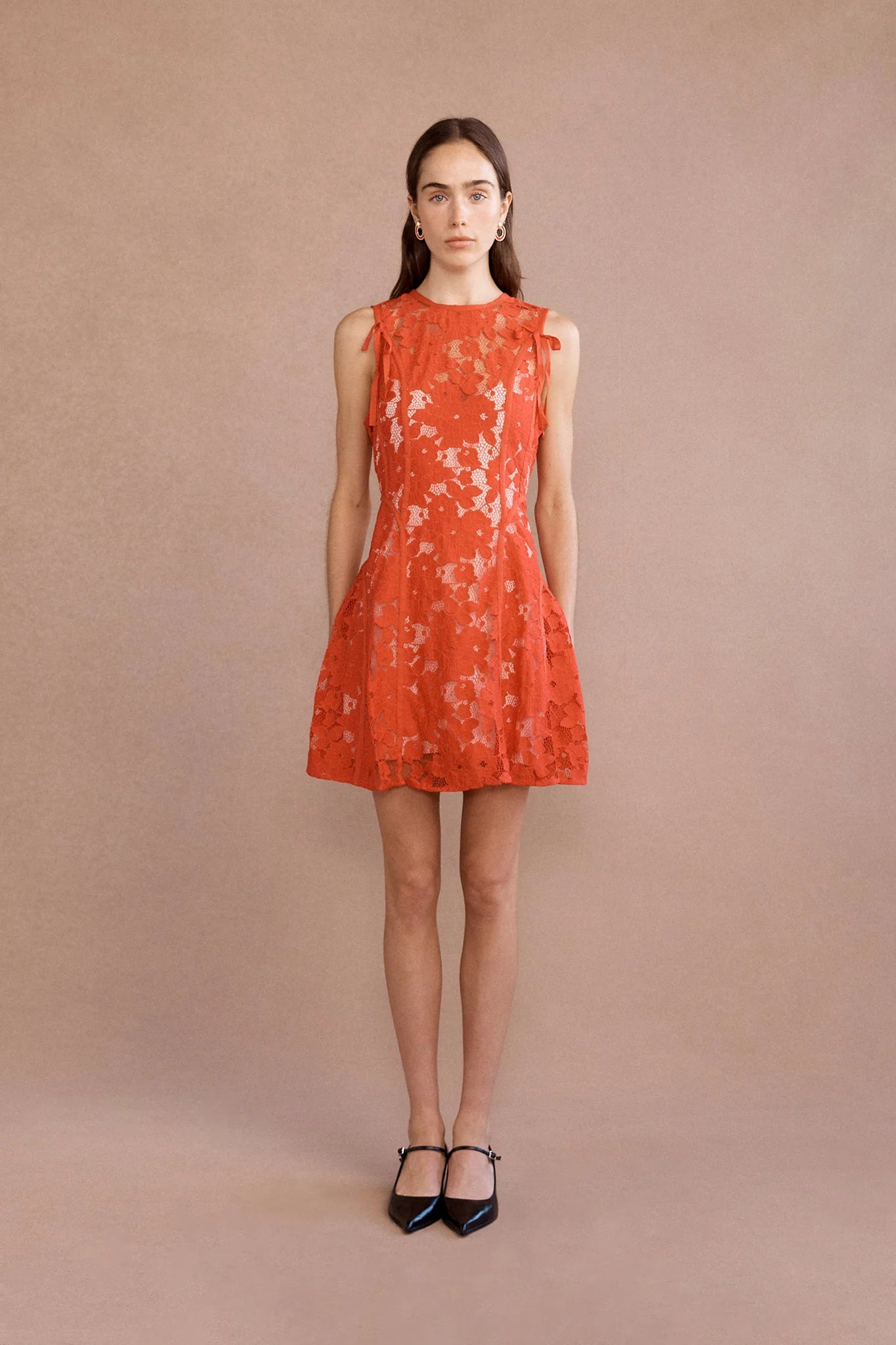 Audrey Mini Dress Cherry
