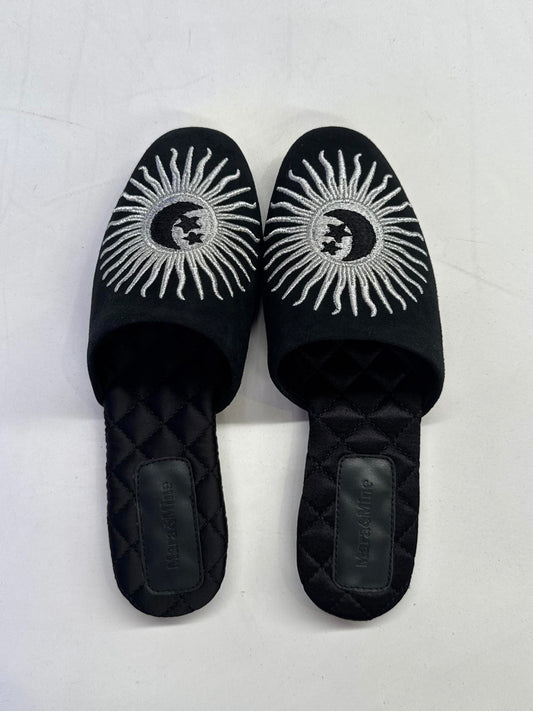 MARA & MINE The Estrella Slipper - Black