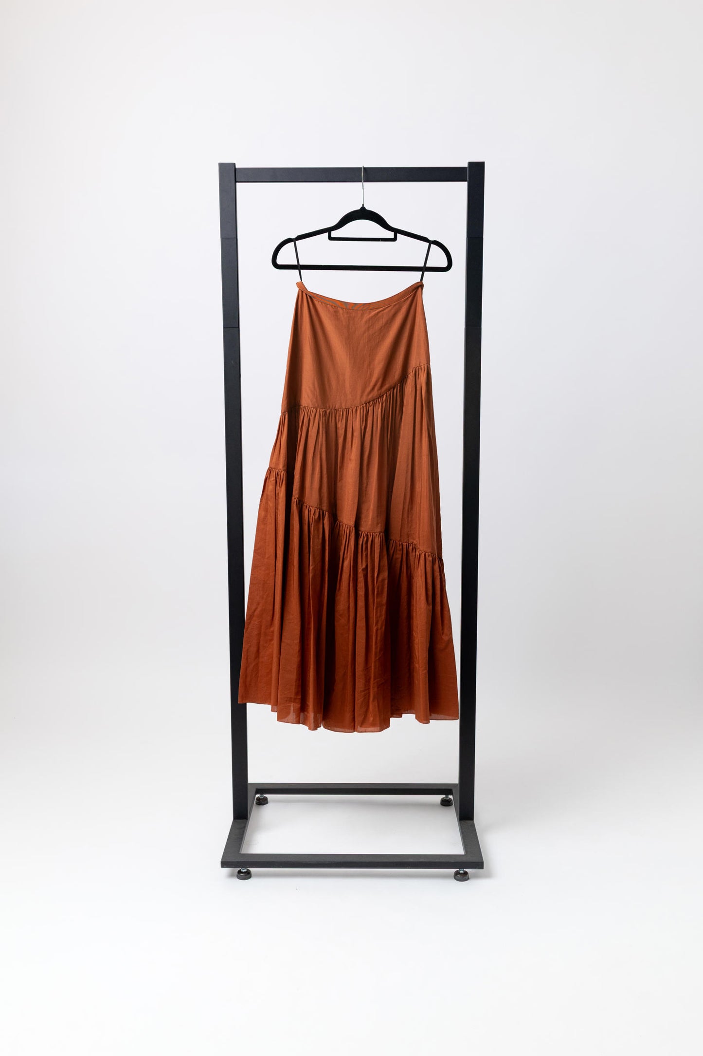 MATTEAU Asymmetric Tiered Skirt - Toffee