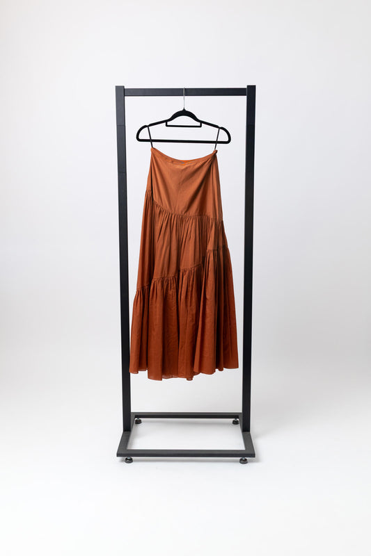 MATTEAU Asymmetric Tiered Skirt - Toffee
