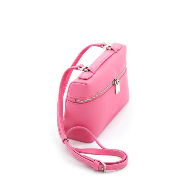 Number 2 french pink leather handbag