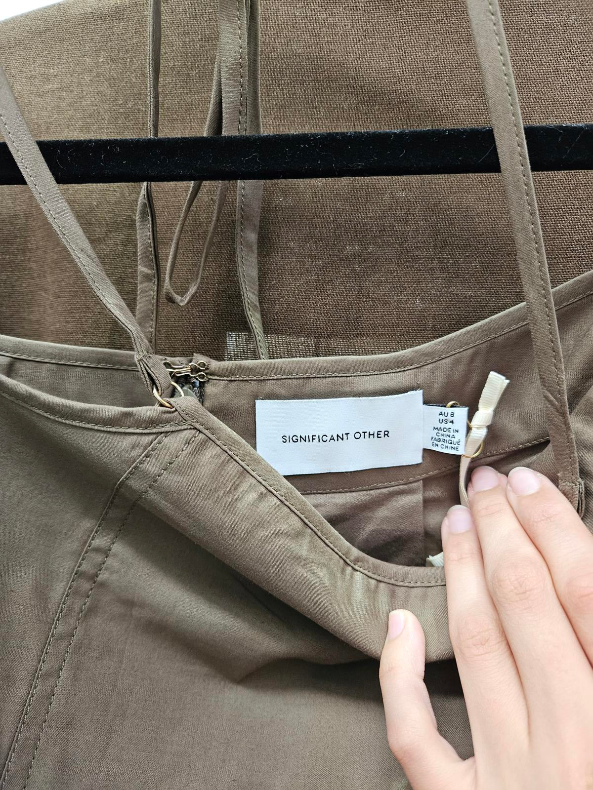 SIGNIFICANT OTHER Addison Skirt - Khaki