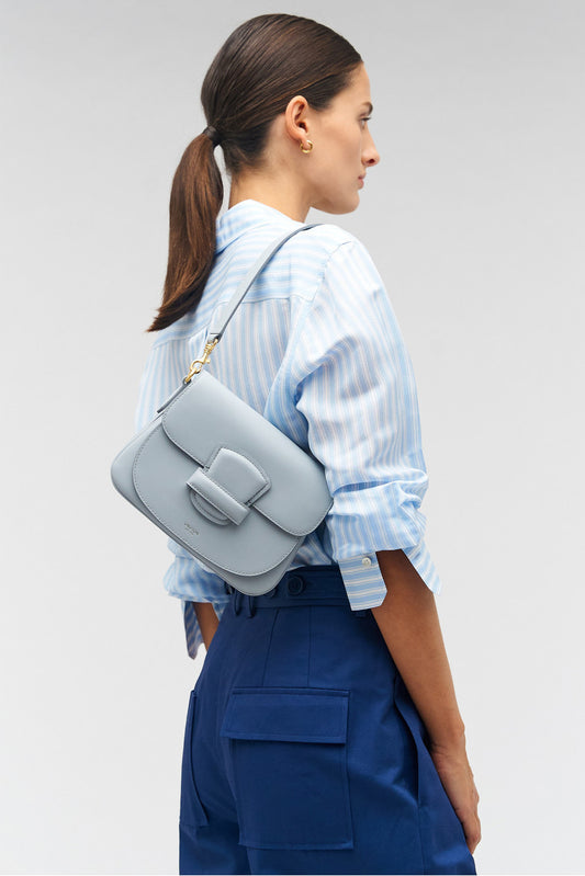 OROTON - CARTER SMALL DAY BAG - DUSK BLUE