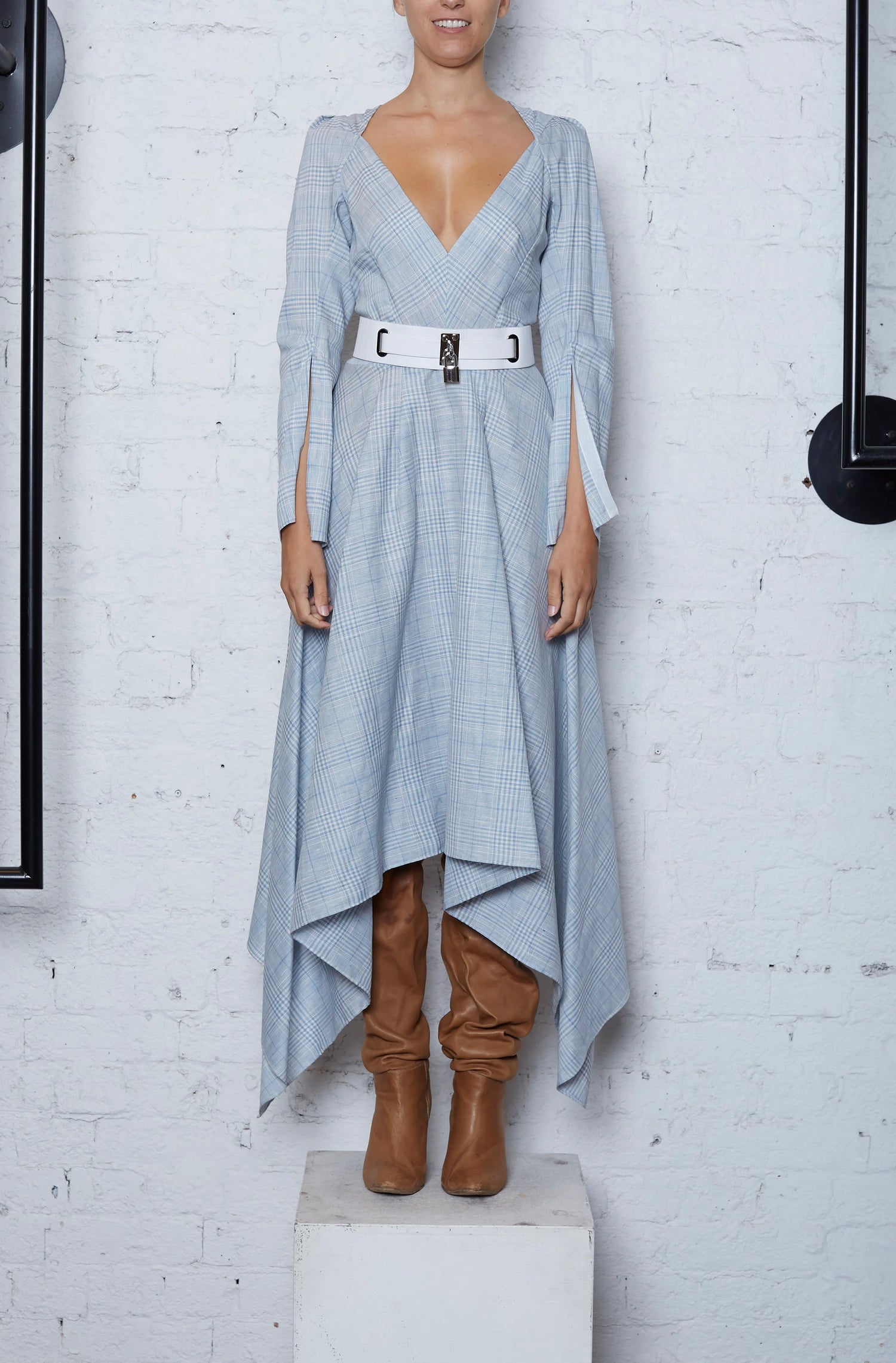 FINE ITALIAN WOOL STRETCH DRESS