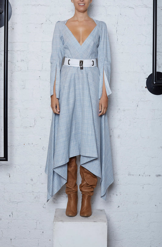 FINE ITALIAN WOOL STRETCH DRESS