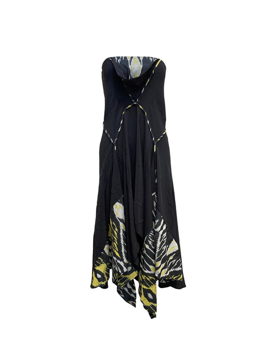 IKAT DRESS - BLACK