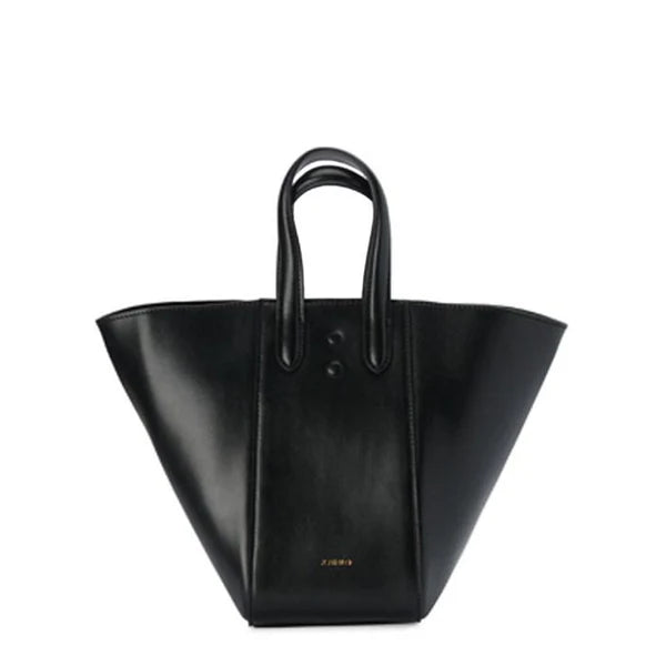 Eight mini leather black bag