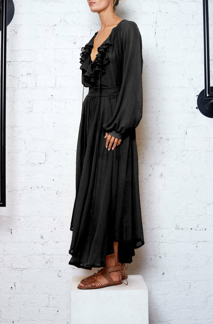 Georgette Blouse - Black