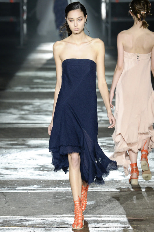 SPIRAL HEM DRESS - MINERAL