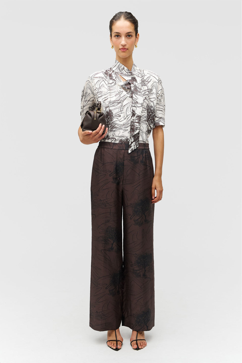 SCRIBBLE TREE BLOUSE