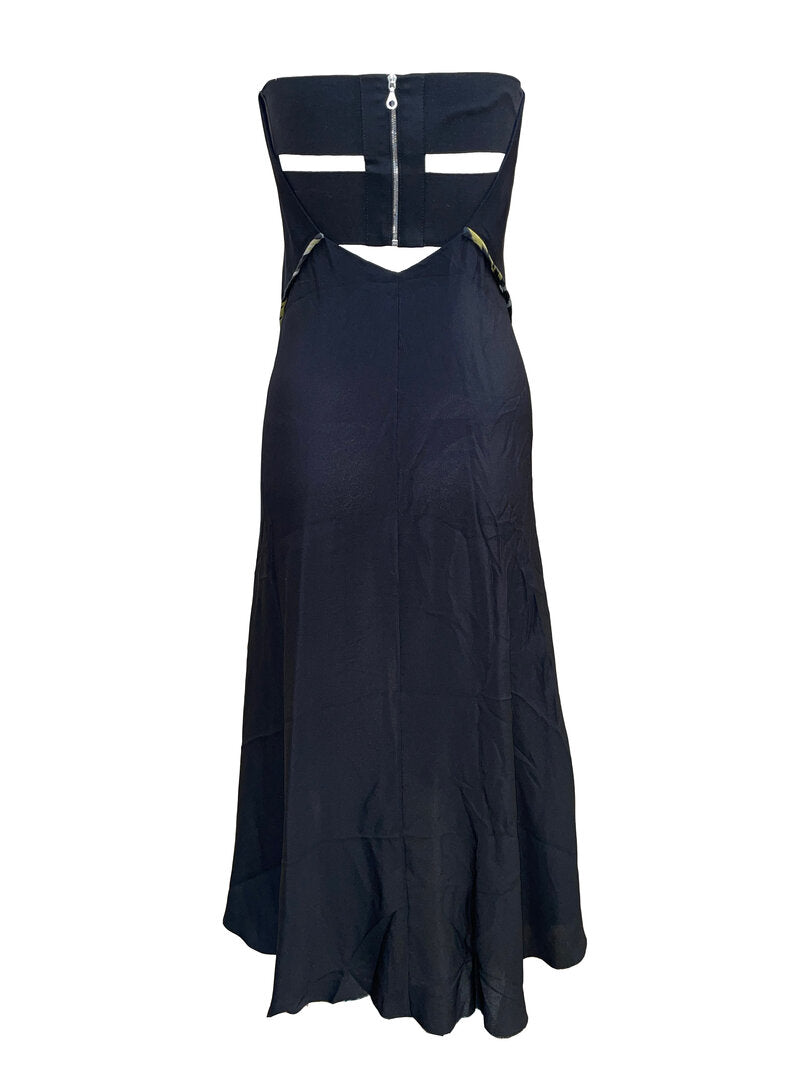 IKAT DRESS - BLACK