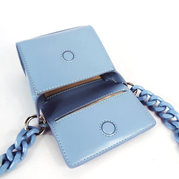 Tranquil Leather Sky Blue Mini Bag