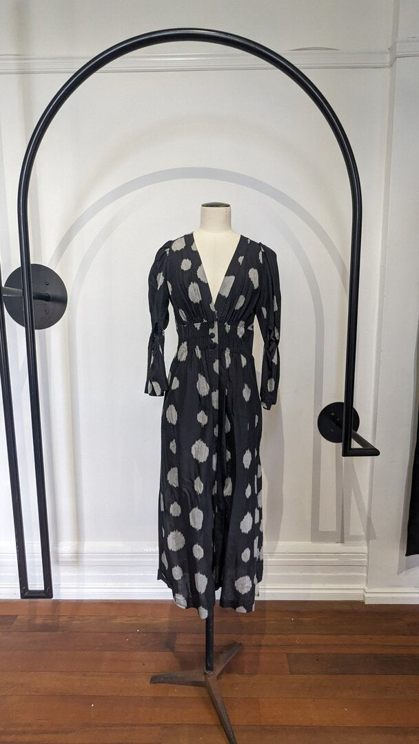 Handweave Ikat Shirtdress
